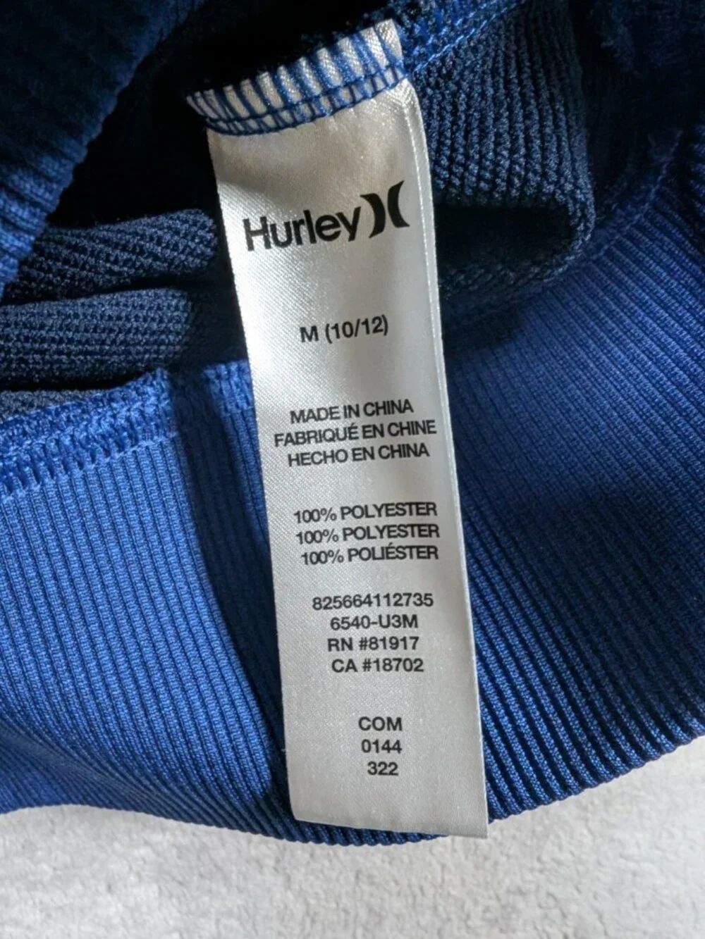Hurley Sweatshirt Hoodie Youth Size Medium 10/12 Casual Lightweight Lot of 2